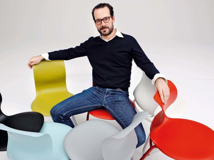 Der Pro 6 Stuhl von Flötotto bringt farbliche Vielfalt in die Sitzmöbelwelt