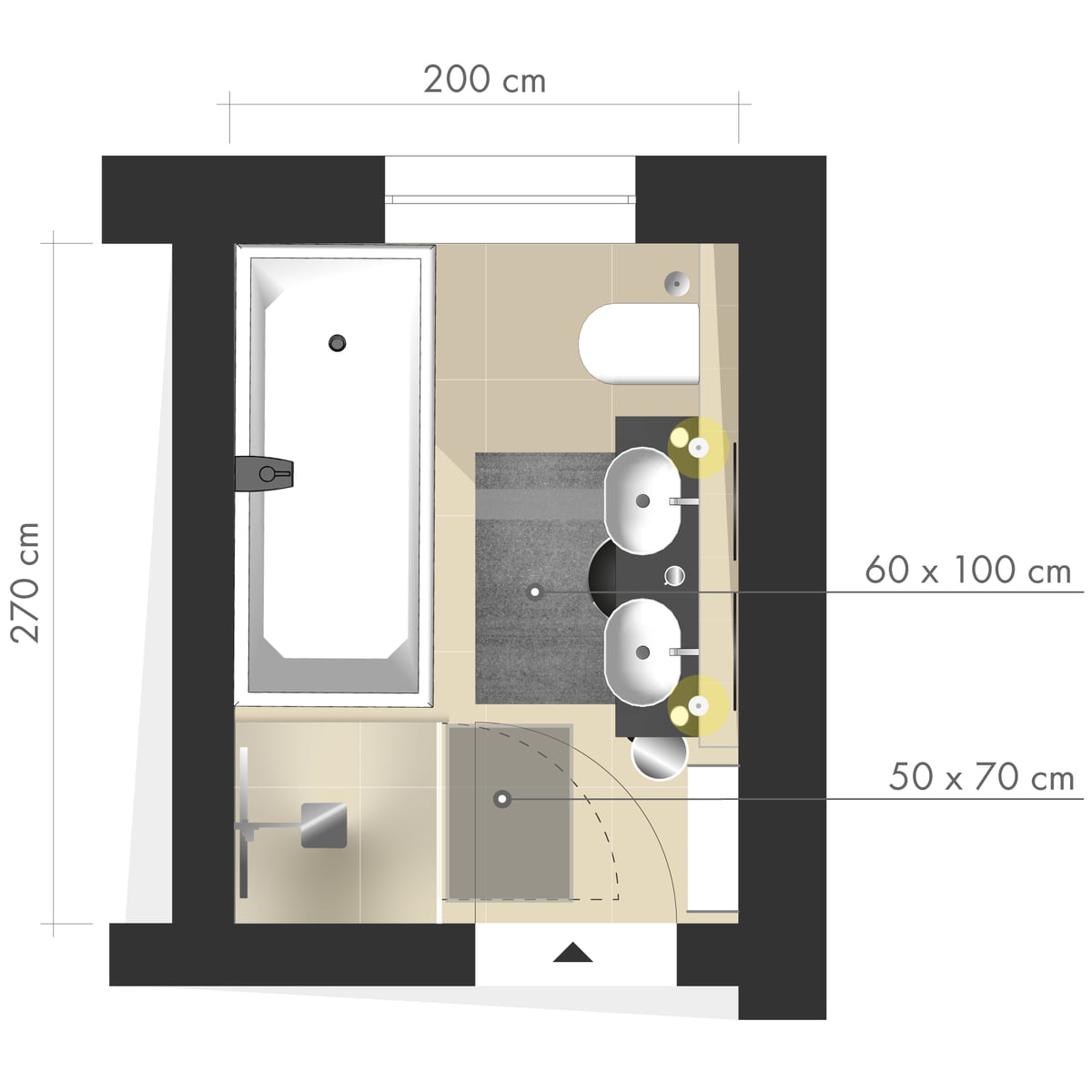 Badezimmermatten | Connox-Shop