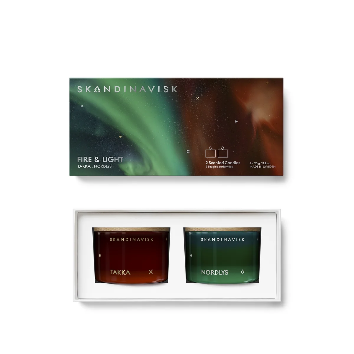 Kerzenset Mini Fire & Light 2er-Set von Skandinavisk