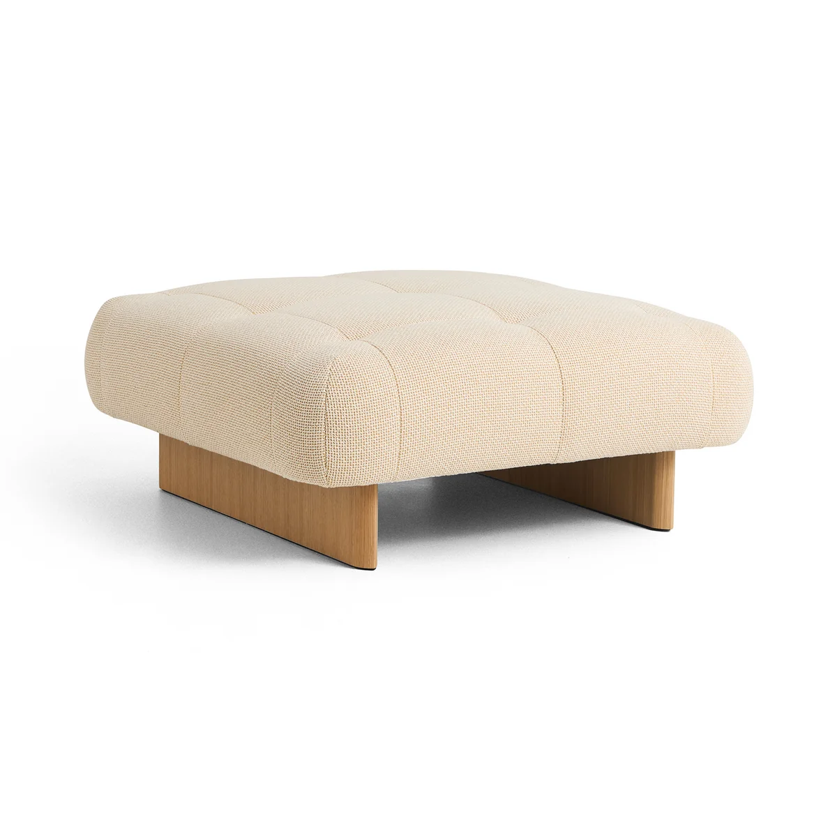 Quilton Lift Ottoman, Eiche / ocre white (Tartaglia 85) von HAY