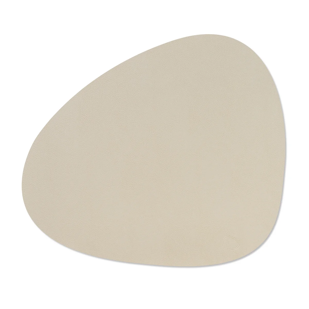 Tischset Curve L von Lind DNA in der Ausführung Serene creme