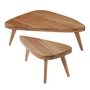 The Hansen Family - Remix Collection Couchtisch-Set M & S, Eichenholz