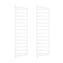 String - Wandleiter für String Regal 75 x 20 cm (2er-Set), weiß
