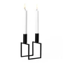Audo - Kubus Line Kerzenhalter, schwarz