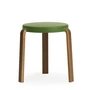Normann Copenhagen - Tap Hocker, Nussbaum / olivgrün