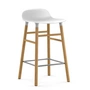 Normann Copenhagen - Form Barhocker 65 cm, Gestell Eiche / weiß