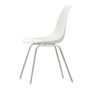 Vitra - Eames Plastic Side Chair DSX, verchromt / weiß (Filzgleiter weiß)
