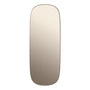 Muuto - Framed Mirror, groß, taupe / taupe Glas