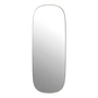 Muuto - Framed Mirror, groß, grau / Klarglas