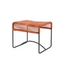 Acapulco Design - Acapulco Hocker, Leder cognac / schwarz