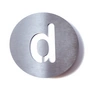 Radius Design - Hausnummer d, weiß