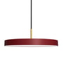 Umage - Asteria Pendelleuchte LED, Messing / ruby red