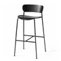 &Tradition - Pavilion Barhocker AV9, H 95 cm, schwarz / Eiche schwarz lackiert