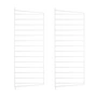String - Wandleiter für String Regal 75 x 30 cm (2er-Set), weiß
