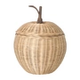 Ferm Living - Geflochtener Apfel-Aufbewahrungskorb, Ø 36,5 x H 52 cm, Rattan