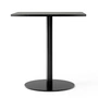 Audo - Harbour Column Bistrotisch 70 x 60 cm, Eiche schwarz lackiert / schwarz