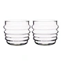 Marimekko - Sukat Makkaralla Wasserglas 200 ml, klar (2er-Set)