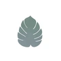 Lind DNA - Glasuntersetzer Monstera, Nupo pastell-grün
