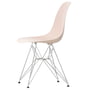 Vitra - Eames Plastic Side Chair DSR RE, verchromt / zartrosé (Filzgleiter basic dark)