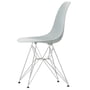 Vitra - Eames Plastic Side Chair DSR, verchromt / hellgrau (Filzgleiter basic dark)