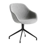 HAY - About A Chair AAC 121, Aluminium pulverbeschichtet schwarz / Flamiber grey C8