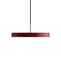 Umage - Asteria Mini LED-Pendelleuchte, Messing / ruby red