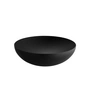 Alessi - Doppelwandige Schale, Ø 25 x H 7,3 cm, schwarz mit Reliefdekor
