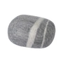 myfelt - Kieselstein Pouf Carl XL, hellgrau meliert