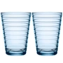 Iittala - Aino Aalto Longdrinkglas 33 cl, aqua (2er-Set)