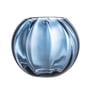 Bloomingville - Glas-Vase, Ø 18 x H 15 cm, blau