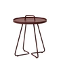 Cane-line - On-the-move Beistelltisch Outdoor, Ø 44 x H 54 cm, bordeaux
