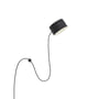 Muuto - Post LED-Wandleuchte, schwarz