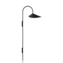 Ferm Living - Arum Tall Wandleuchte, schwarz