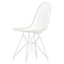 Vitra - Wire Chair DKR (H 43 cm), weiß / ohne Bezug, Filzgleiter (weiß)	