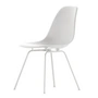 Vitra - Eames Plastic Side Chair DSX, weiß / weiß (Filzgleiter weiß)