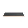 Rizz - Fußmatte Outdoor 90 × 60 cm, Teak / anthrazit