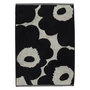Marimekko - Unikko Handtuch 50 x 70 cm, baumwollweiß / dunkelblau