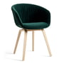 Hay - About A Chair AAC 23 Soft, Eiche matt lackiert / Vollpolster Lola dunkelgrün