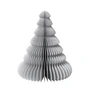 Broste Copenhagen - Paper Christmas Tree Dekoration, Ø 13 x H 15 cm, silber