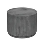 Broste Copenhagen - Rillo Beistelltisch, Ø 56 x H 42 cm, charcoal