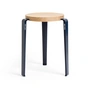 TipToe - LOU Hocker, Eiche natur / mineralblau