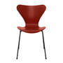 Fritz Hansen - Serie 7 Stuhl, schwarz / Esche venetian red gefärbt