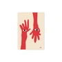 Paper Collective - Hamsa Hands Poster, 30 x 40 cm