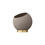 AYTM - Globe Blumentopf, Ø 17 x H 15,4 cm, taupe