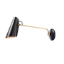 Northern - Birdy Wandleuchte long, schwarz / Messing