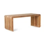 HKliving - Slatted Bank 96 cm, Teak natur