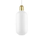 Normann Copenhagen - Amp Pendelleuchte large, weiß / Messing
