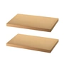 String - Korkunterlage, B 19 x T 30 cm, braun (2er-Set)