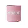 Design Letters - AJ Favourite Porzellan Becher, Sweetheart / pink
