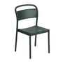Muuto - Linear Steel Side Chair, dunkelgrün